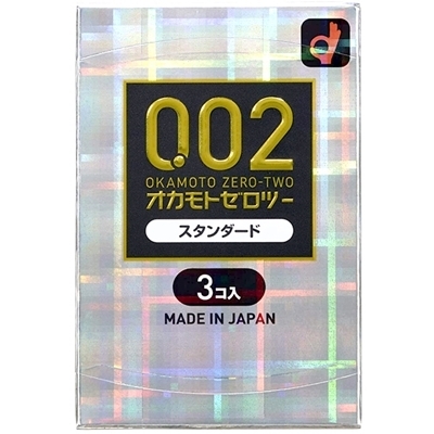 オカモトゼロツー うすさ均一0.02 (3個入り)