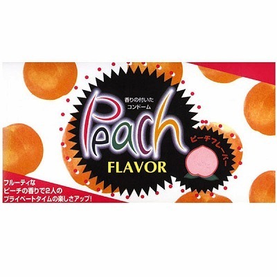 ピーチフレーバーコンドーム 12個入り